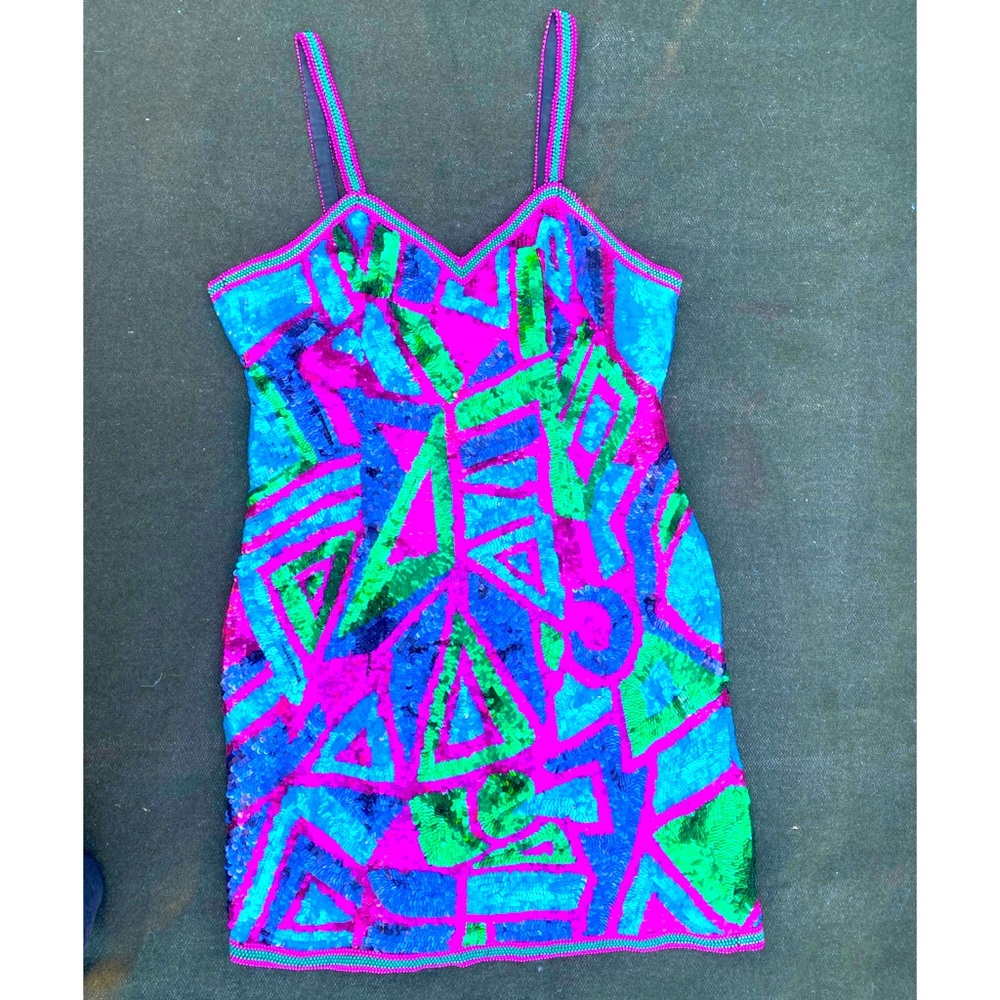 Vintage Sequin mini dress